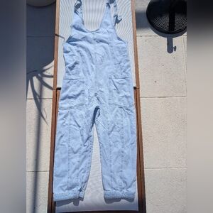 We The Free Light Blue High Roller Jumpsuit Size M